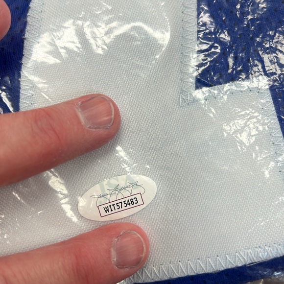 Signed Bob Lilly Jersey Authentication Included - Picture 5 of 6